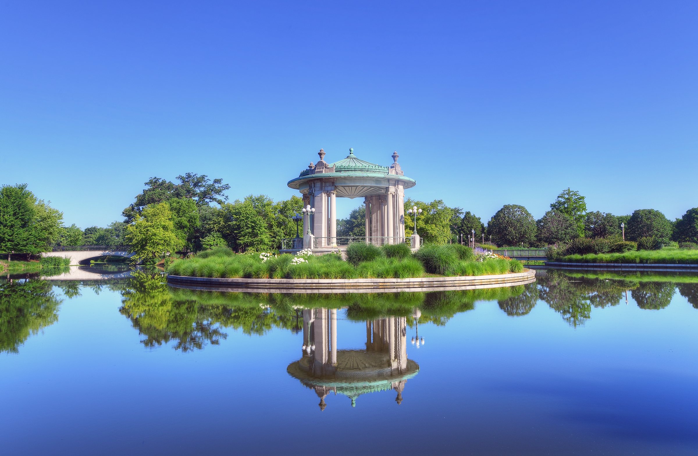 The bandstand, Forest Park